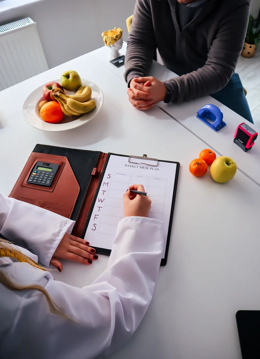 Plan de alimentación semanal con ingredientes saludables